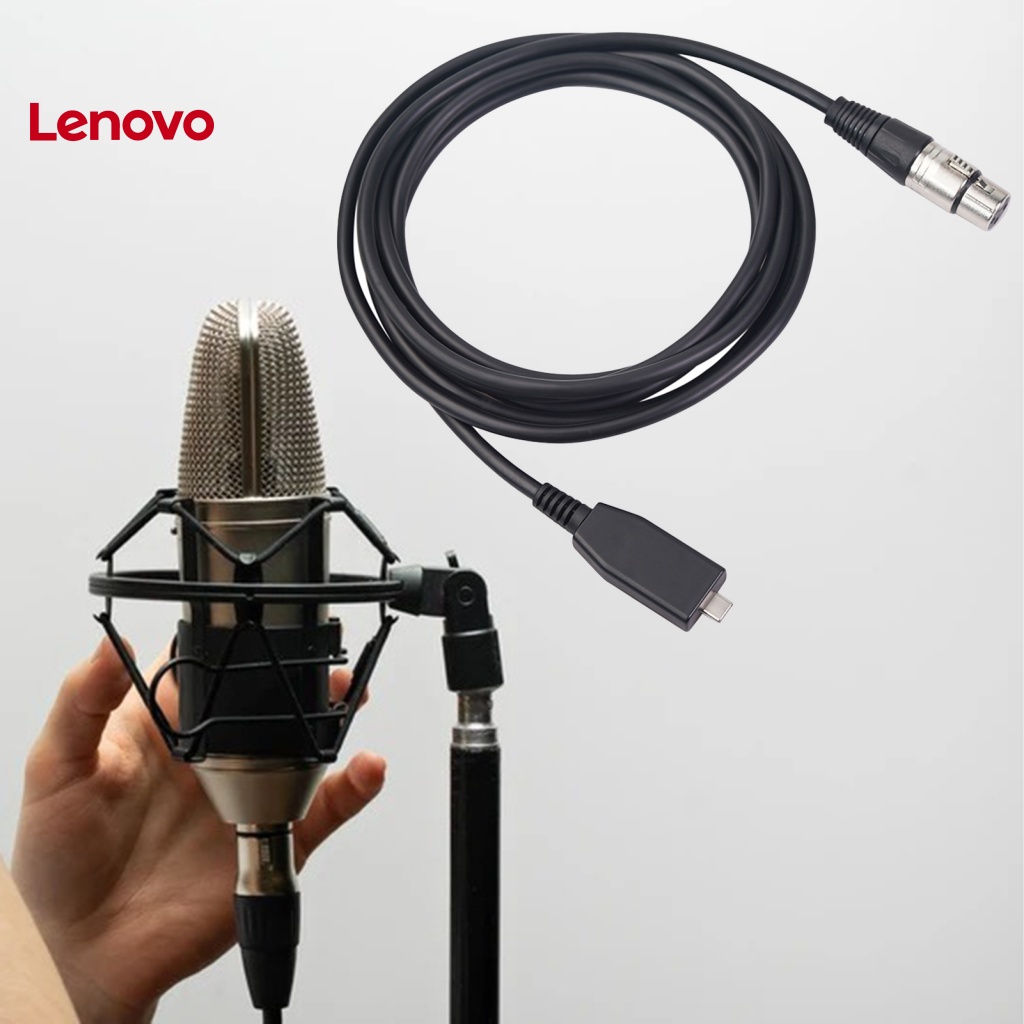 Dây Cáp Âm Thanh Hoa Hướng Dương Chống Ồn Độ Trung Thực Cao Từ Cổng Type-C XLR Sang Cổng Cắm Micro Cho Laptop