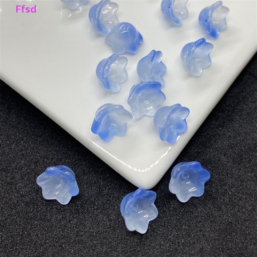 Set 100 Hạt Xỏ Lỗ Hai Màu Sắc Dùng Để Làm Trang Sức DIY