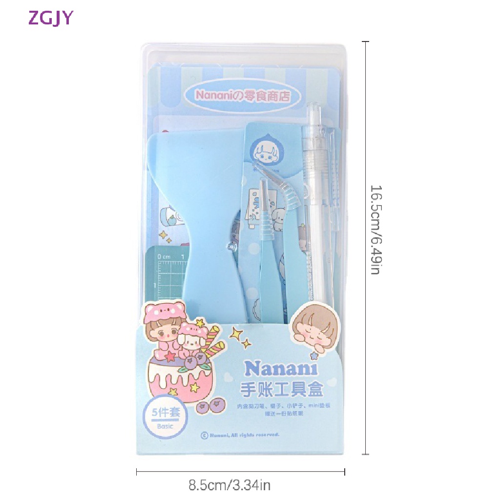 Set 8 Dụng Cụ Sổ Tay Kèm Hộp Đựng Tiện Lợi Mới