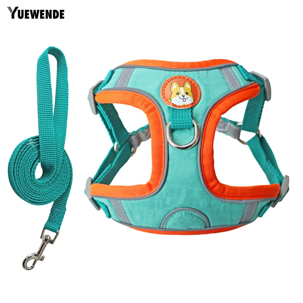 Bộ 2 Dây Dắt Thú Cưng Đi Dạo Thiết Kế Thoáng Khí Tiện Dụng