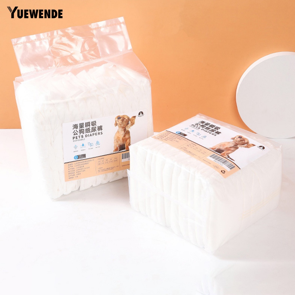 Set 12 Tã Quần Sinh Lý Cỡ Nhỏ / Vừa / Lớn Chống Rò Rỉ Thiết Kế Tiện Lợi Cho Cún Cưng