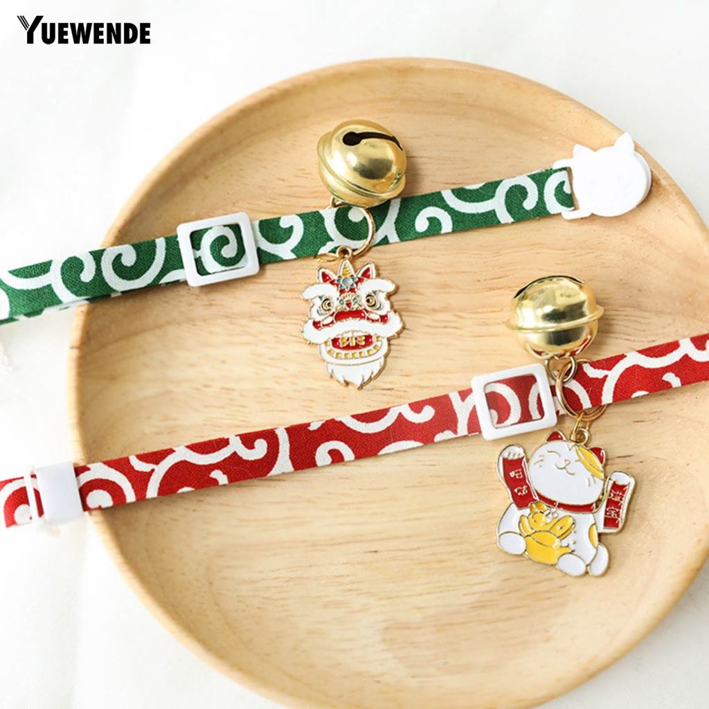 Vòng Cổ Polyester Có Chuông Màu Sắc Tươi Sáng Dành Cho Thú Cưng