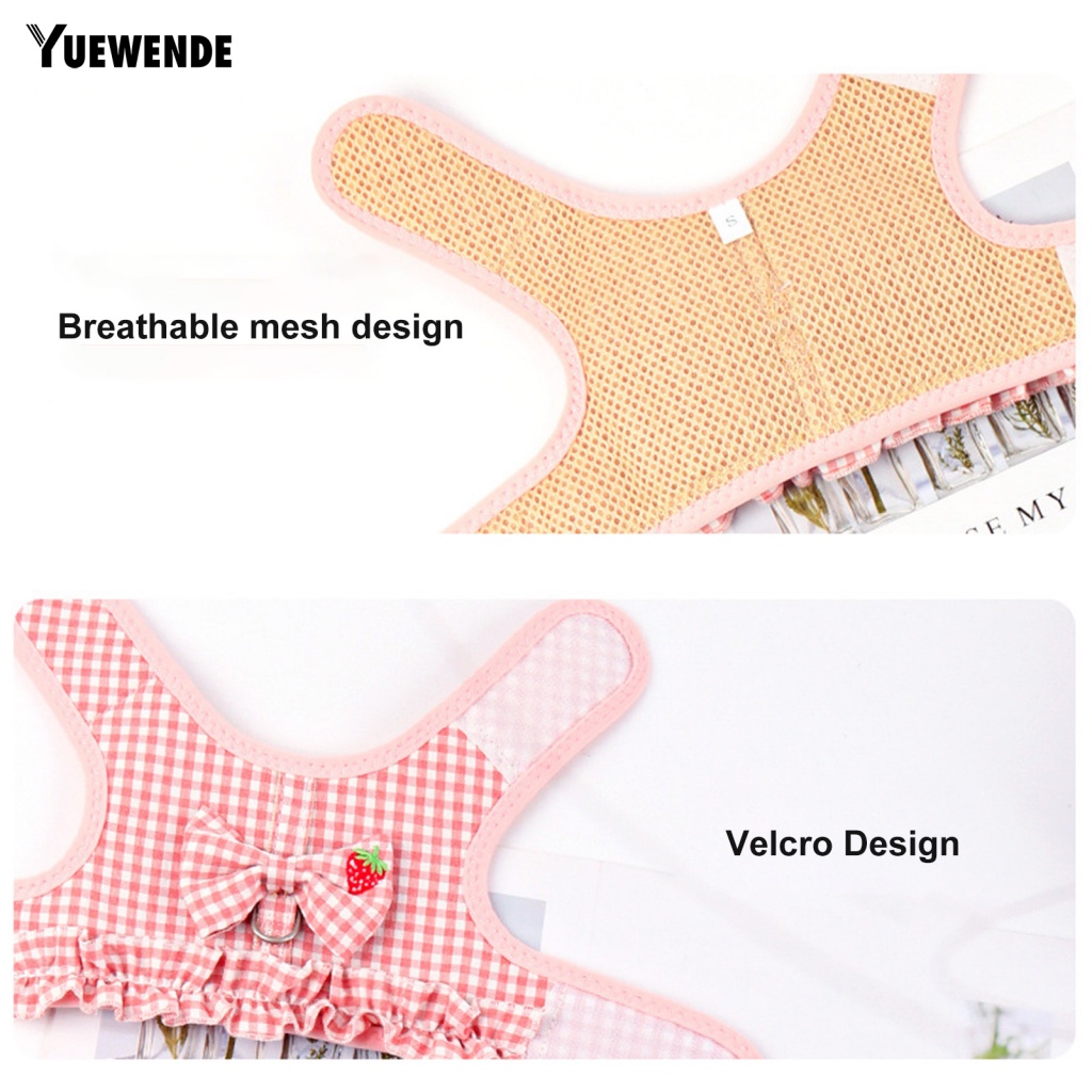 Bộ Áo Vest Và Yếm Dắt Cún Cưng Đi Dạo Họa Tiết Thắt Nơ Ấm Áp Thông Dụng