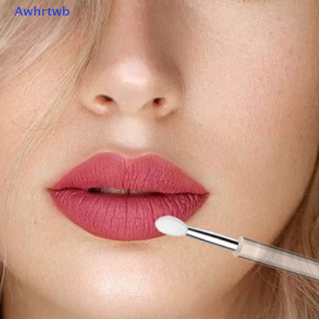 Cọ Tô Son Môi Bằng Silicone Kèm Nắp Đậy Chống Bụi Mới