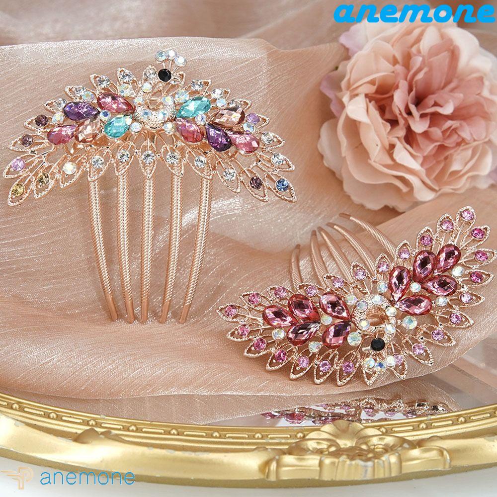 Trâm Cài Tóc Hình Con Công Phong Cách Vintage Dành Cho Nữ|Lược Chải Tóc Phong Cách Hàn Quốc Cho Nữ