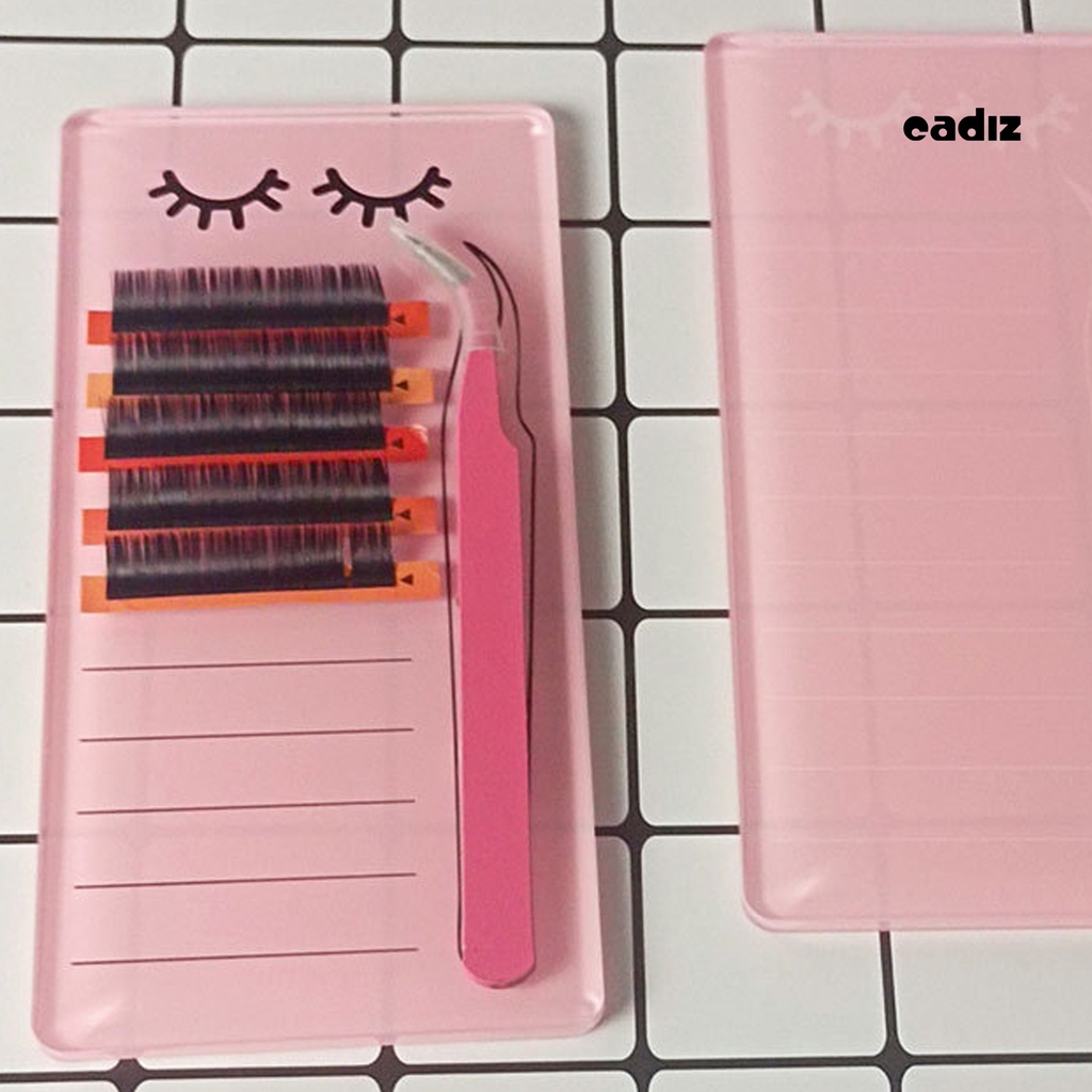 Bảng Đựng Lông Mi Giả Trong Suốt Chống Rơi Kèm Nhíp Trưng Bày