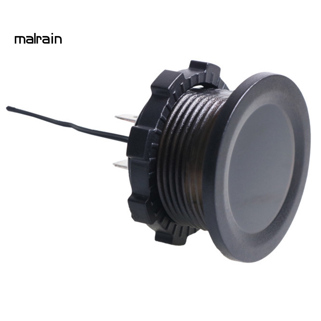 Vôn Kế Kỹ Thuật Số Cảm Ứng Nhiệt Độ Màn Hình Tròn Chuyên Dụng Cho Xe Hơi / Xe Máy