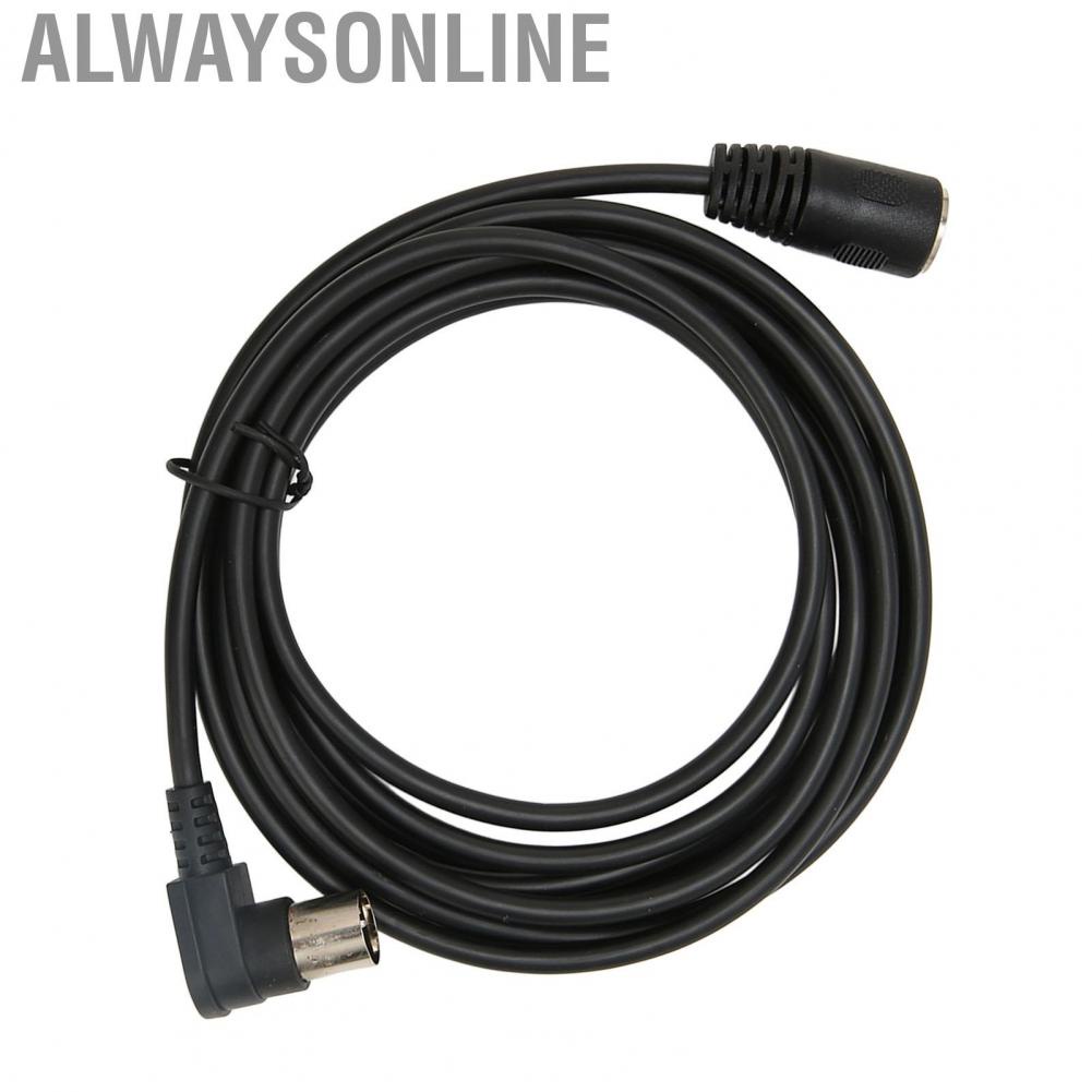 Alwaysonline 90 Degree MIDI Din Extension Cable 5 Pin DIN Male to Female Adapter for Professional Mixers  Systems Broadcast