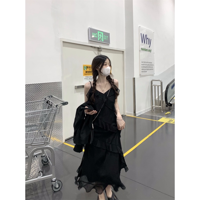 Đầm MIDI Hai Dây Thời Trang Mùa Hè Cho Nữ