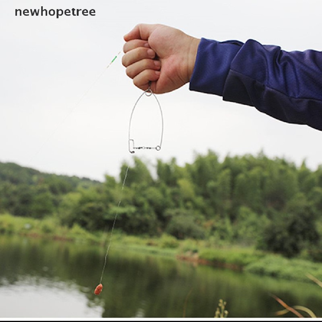 Set 5 Móc Lò Xo Câu Cá Tự Động Bằng Thép Không Gỉ