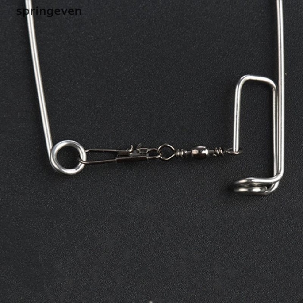 Set 5 Móc Lò Xo Câu Cá Tự Động Bằng Thép Không Gỉ