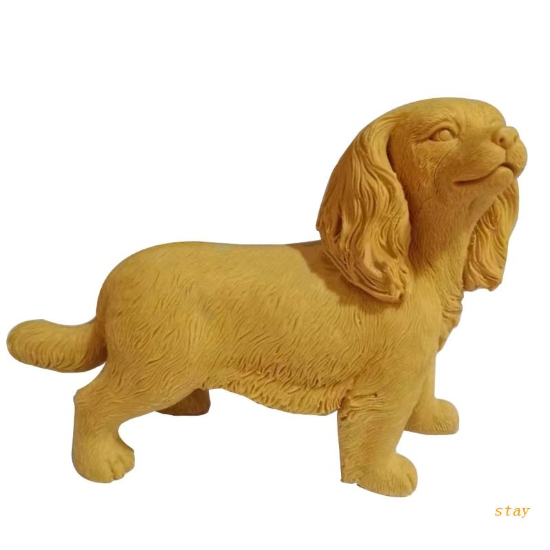 Tượng Cún Đứng Điêu Khắc Đáng Yêu Trang Trí Phòng Ngủ