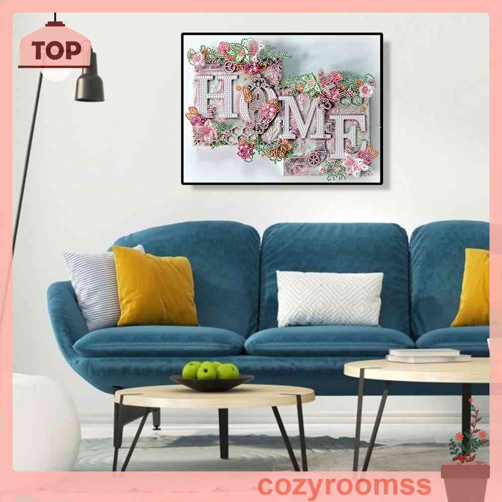 Bộ Tranh Đính Đá 5D Họa Tiết Độc Đáo DIY Dùng Trang Trí Nhà Cửa