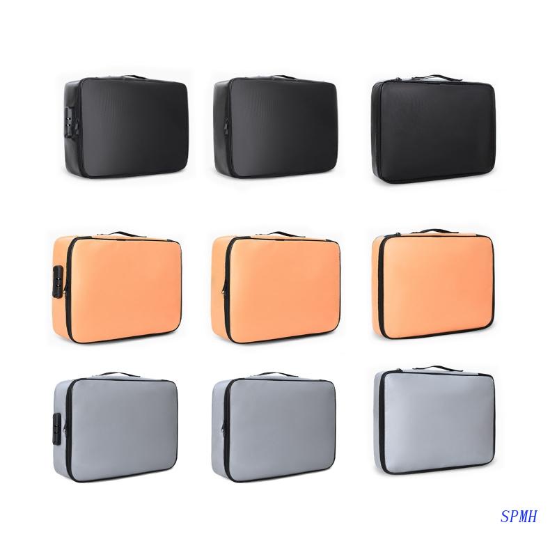 Túi Đựng Hộ Chiếu Tài Liệu 3 Tầng Có Khóa Phù Hợp Cho Tài Liệu Nhập Khẩu