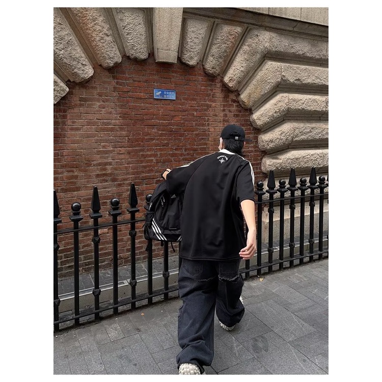 Áo Thun Thể Thao Tay Ngắn Dáng Rộng Năng Động Thời Trang Dành Cho Nam