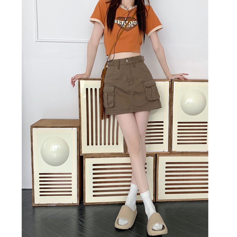 Chân Váy Chữ a Lưng Cao Thời Trang Mùa Hè Cho Nữ