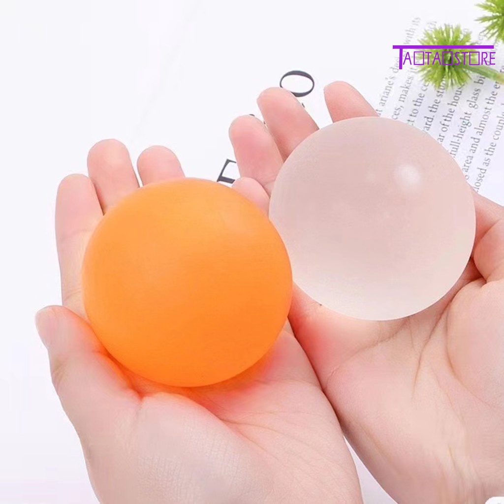 Đồ Chơi Bóp Hình Trái Bóng Trong Suốt Bằng TPR Đồ Chơi Giảm Căng Thẳng Cho Trẻ Em