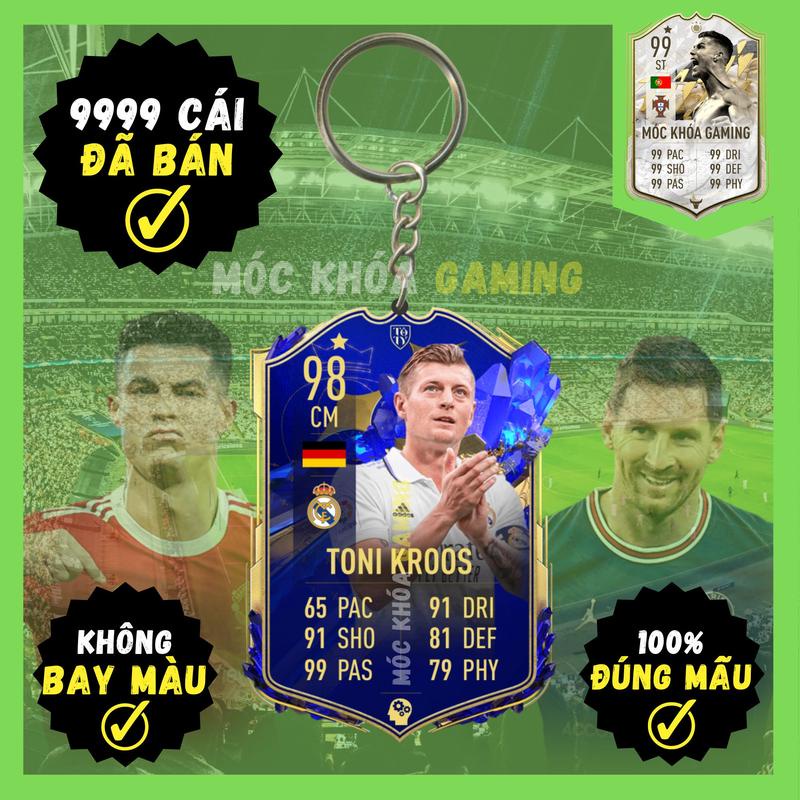 Móc Khóa các cầu thủ CLB Real Madrid