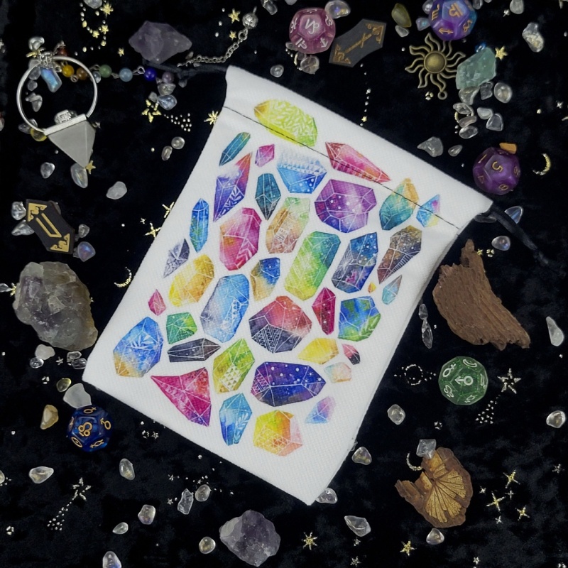 Túi Dây Rút Đựng Thẻ Bài Tarot / Trang Sức Tiện Dụng