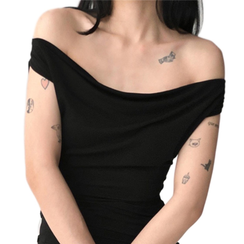 Áo Thun Sát Nách Màu Sắc Đơn Giản Thời Trang Mùa Hè Cho Nữ