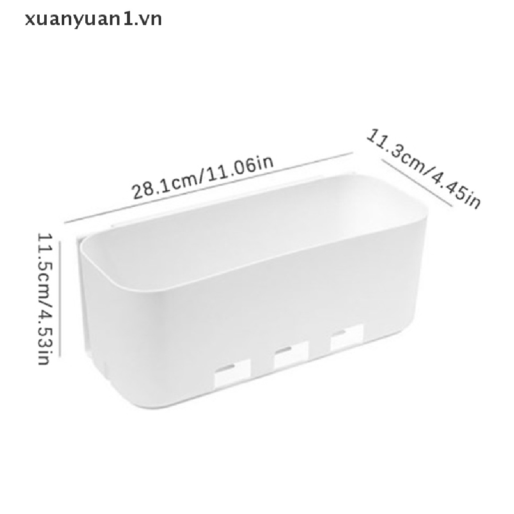 Kệ Đựng Đồ Dùng Gắn Dưới Bồn Rửa Chén Không Cần Đục Lỗ Tiện Dụng Cho Nhà Bếp