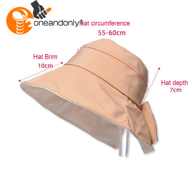 Nón Tai Bèo Vành Rộng Chống Nắng Đính Nơ Dễ Thương Thời Trang Mùa Hè Cho Nữ