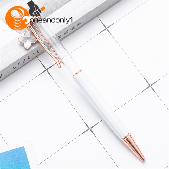 Bút Bi Dạng Lỏng Hình Cỏ Bốn Lá Nổi Diy Dành Cho Học Sinh