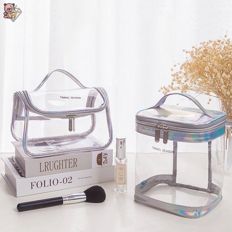 Túi Đựng Mỹ Phẩm Du Lịch Bằng PVC Trong Suốt Cỡ Lớn Chống Thấm Nước Nhiều Màu Đa Năng