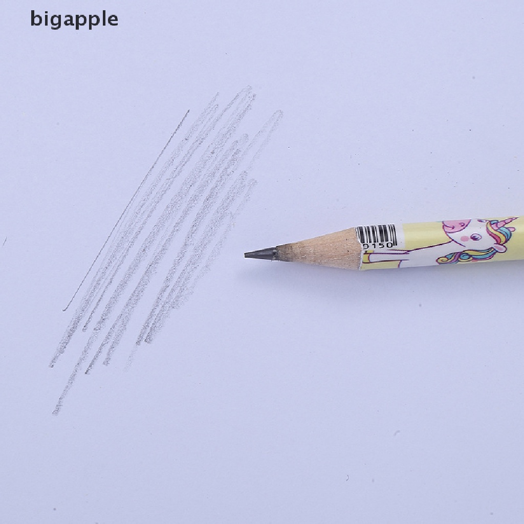 Set 4 Bút Chì Gỗ HB Hình Kỳ Lân Sáng Tạo Cho Học Sinh