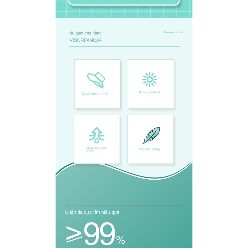 Mũ Lưỡi Trai Có Quạt Sạc USB Thoáng Khí Thời Trang Cho Gia Đình