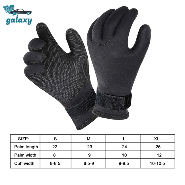 Galaxy 1 Đôi Găng Tay Lặn 5mm Chống Trầy Chống Trượt Cho Nam Nữ