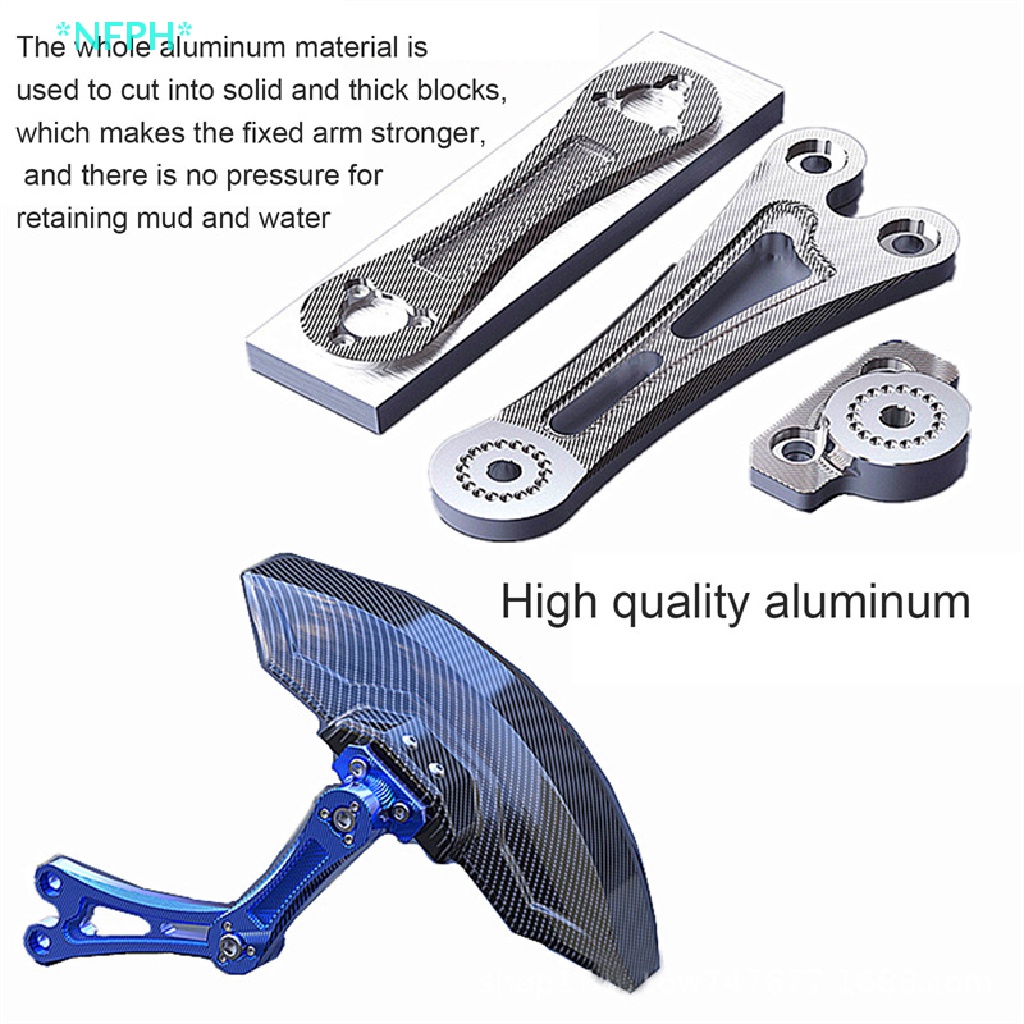 FENDER Tấm Chắn Bùn Bằng Nhựa Sợi Carbon CNC Cao Cấp Cho Xe Mô Tô Mới