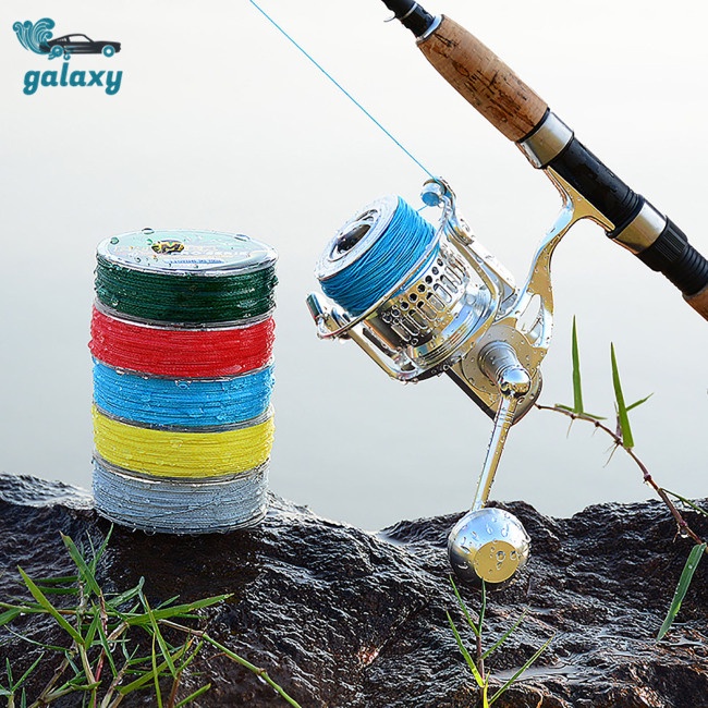 Galaxy Cuộn Dây Câu Cá Bện 4 Sợi Dài 0.4M 100m#-10# Cuộn Dây Câu Cá 6-100lb Bằng Nhựa Pe Siêu Co Giãn