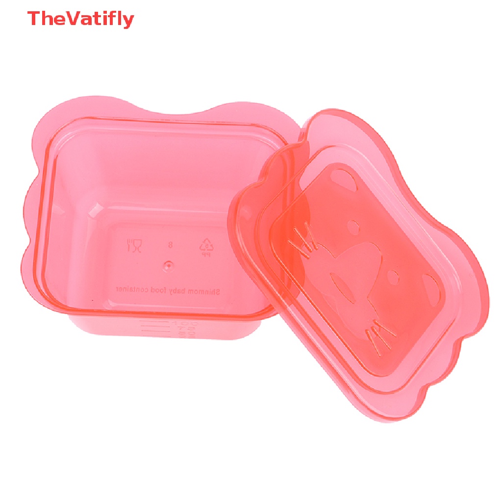 [Thevalifly] 1 Hộp Nhựa Đựng Trái Cây Tươi Mát Trong Nhà Bếp Có Nắp Đậy
