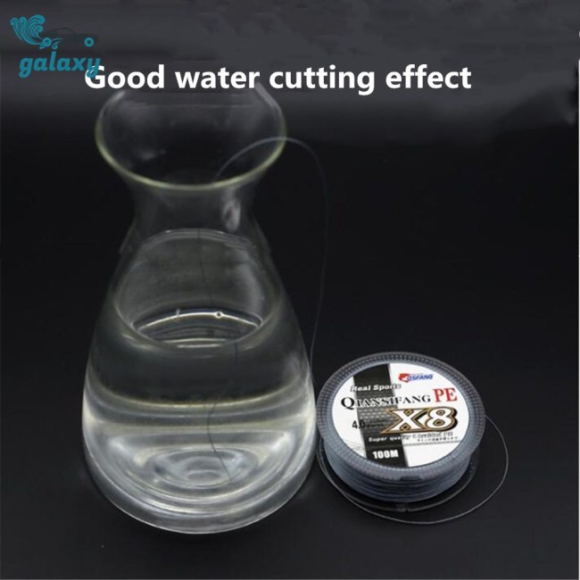 Galaxy Dây Bện 8 Sợi Dài 0.6M Có Độ Bền Cao 100M#-10# Cuộn Dây Câu Cá Bằng PE Chống Cắn Chịu Lực Cao