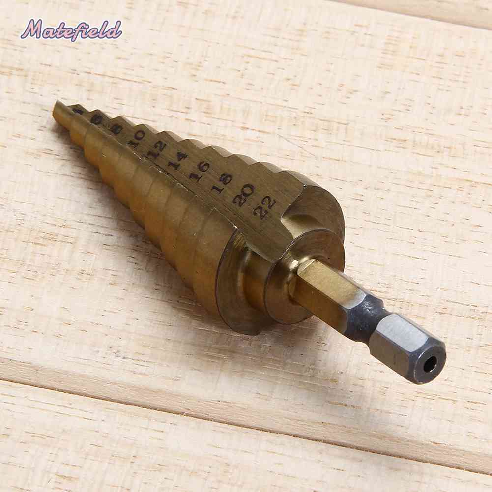 Mũi Khoan Lỗ 4-22MM HSS 4241 Bằng Titan