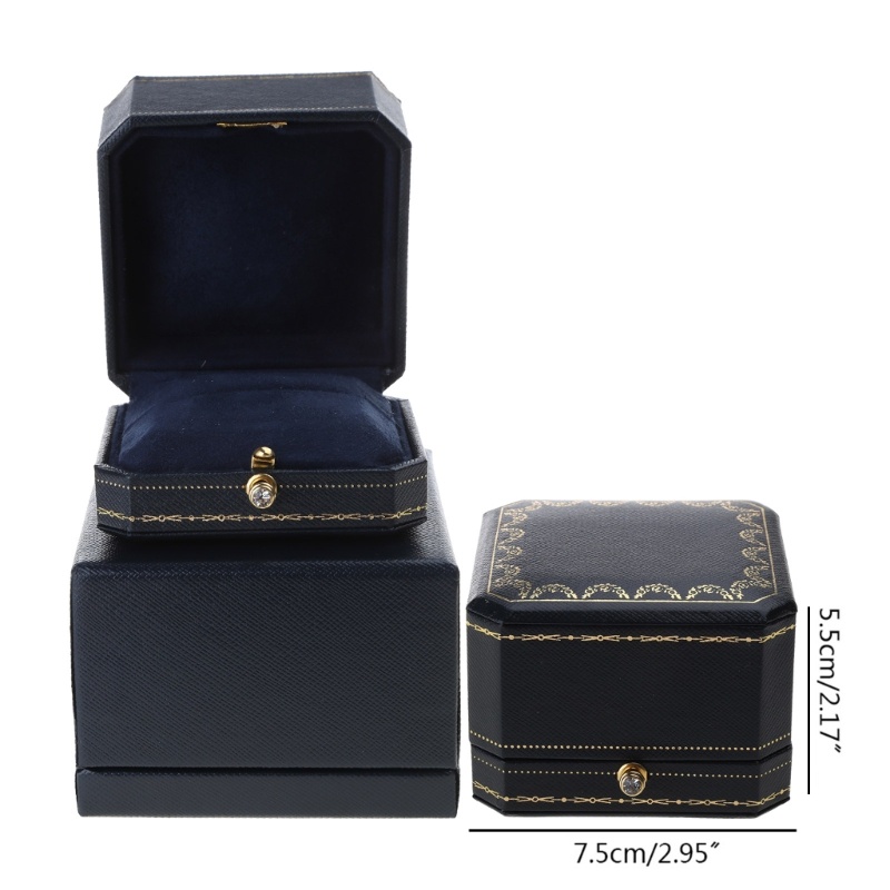 Winnn Hộp Đựng Nhẫn Đính Hôn / Trang Sức vintage Sang Trọng Sắp Xếp Gọn Gàng Làm Quà Tặng valentine / Đám Cưới