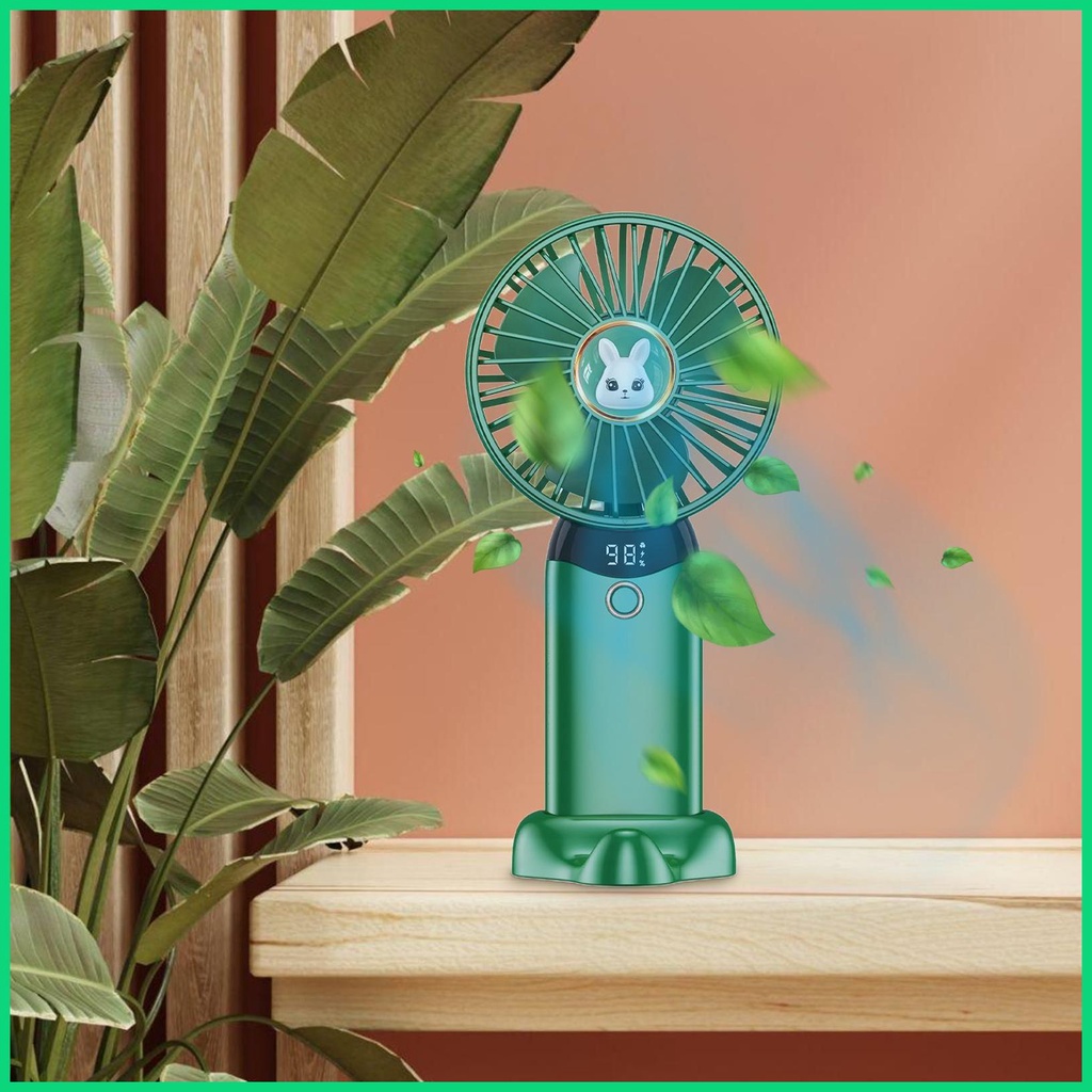 Quạt Làm Mát Có Đèn LED Sạc Được Không Ồn