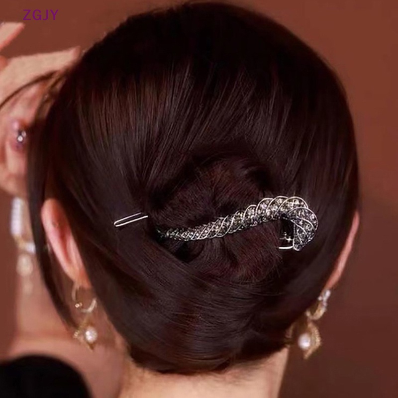 Kẹp Tóc Đính Đá Phong Cách Hàn Quốc Dành Cho Nữ Mới