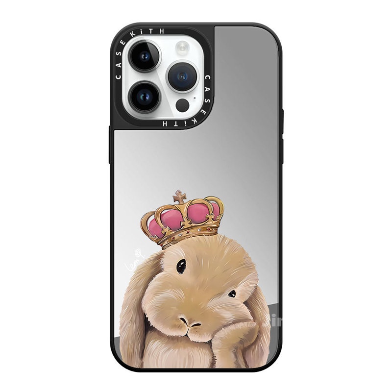 Ốp Điện Thoại Mặt Gương In Chữ Và Hình Mèo Cho IPhone 14 13 12 Pro Max 11 14Plus