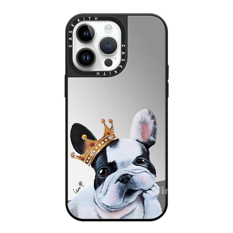 Ốp Điện Thoại Mặt Gương In Chữ Và Hình Mèo Cho IPhone 14 13 12 Pro Max 11 14Plus