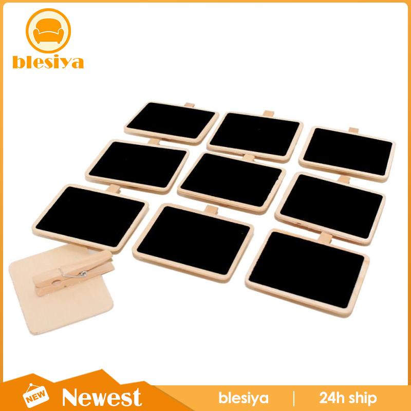 Set 10 Bảng Gỗ Ghi Chú Treo Tường Tiện Lợi Note