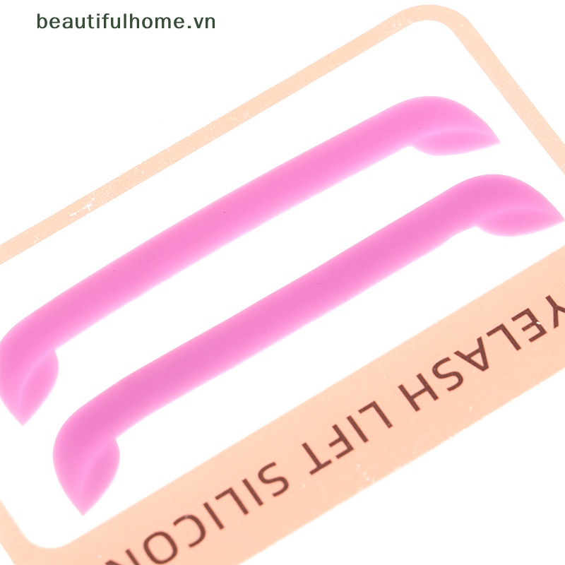 1 Cặp Đệm Silicone Nâng Lông Mi Tiện Dụng