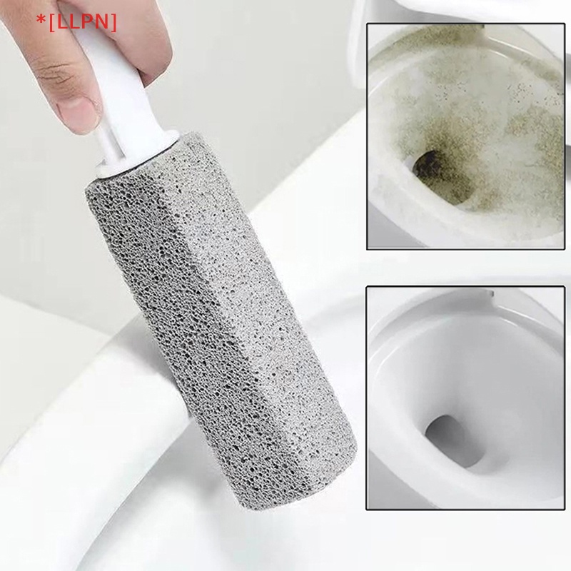 [loyaltysun] Đá Bọt Biển Tự Nhiên Làm Sạch Toilet Nhanh Chóng Với Tay Cầm Dài