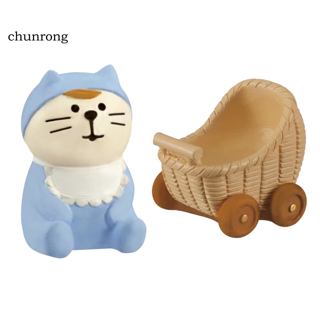 Mô Hình Chú Mèo Zakka Nhỏ Xinh Trang Trí Nhà Cửa Phong Cách Nhật Bản