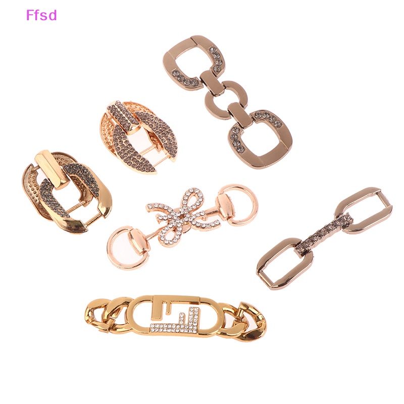 1 Cặp Kẹp Đính Đá Trang Trí Giày Cao Gót Cho Cô Dâu