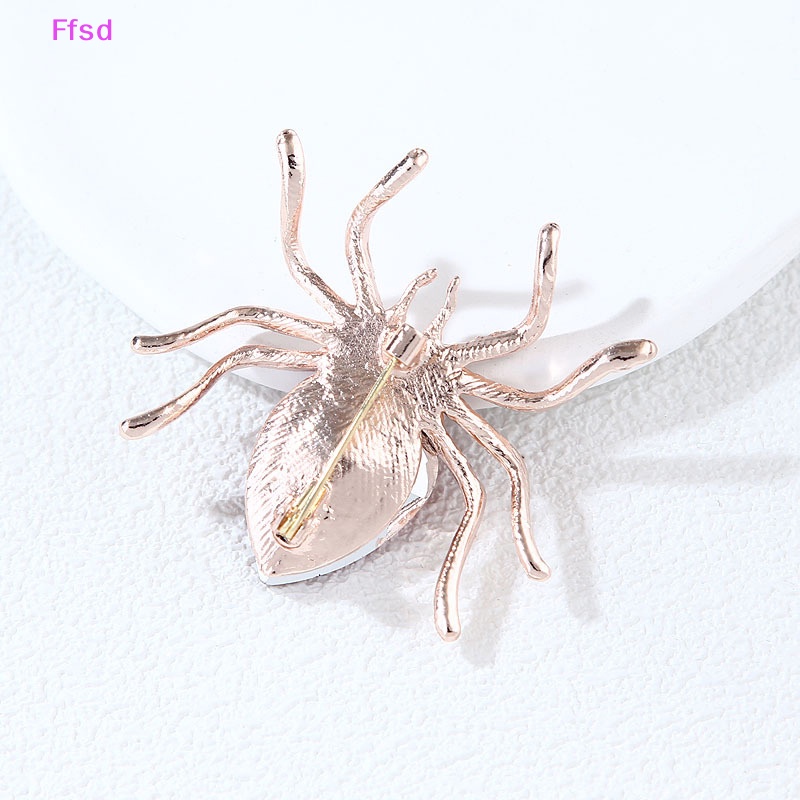 Ghim Cài Áo Hình Nhện Đính Pha Lê Sáng Tạo Thời Trang Cho Nữ