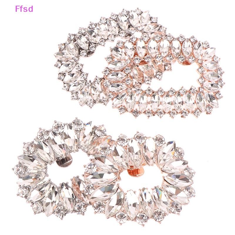 1 Kẹp Đính Đá Trang Trí Giày Cao Gót Cho Cô Dâu