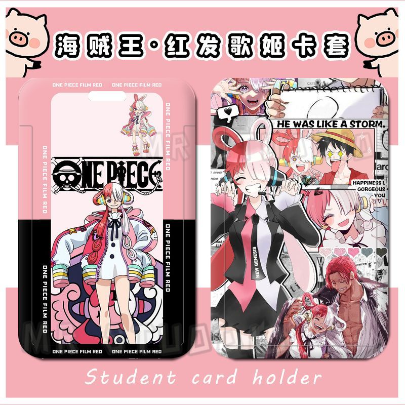 Ốp Điện Thoại Chống Nước Đựng Thẻ Id Thẻ Danh Thiếp Hình One Piece Dành Cho Học Sinh