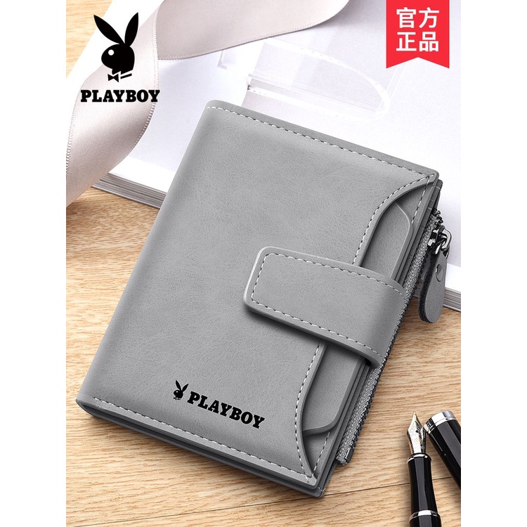 Ví Playboy Dáng Ngắn Đựng Bằng Lái Xe Đa Năng Thời Trang 2023 Cho Nam